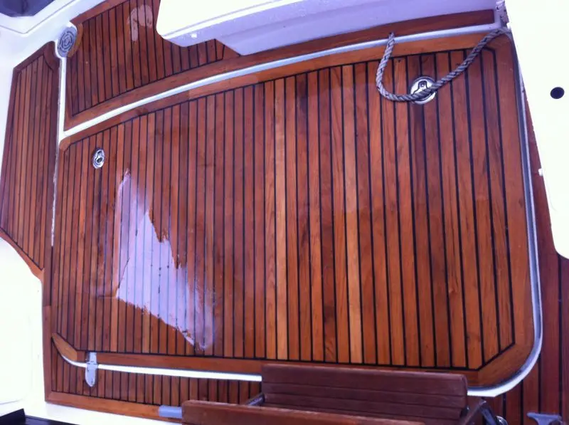 YACHT COVERING (teak)