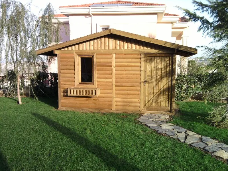 WOODEN ANNEX - WOODEN HOUSE MODEL