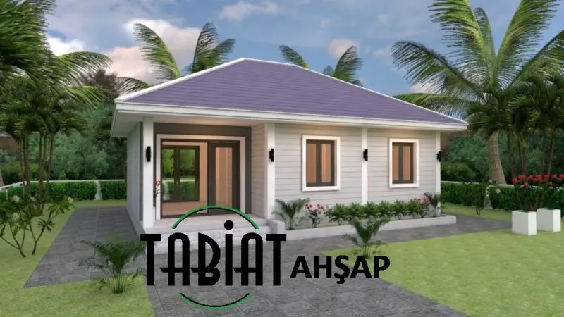 63 m² AHŞAP EV MODELİ