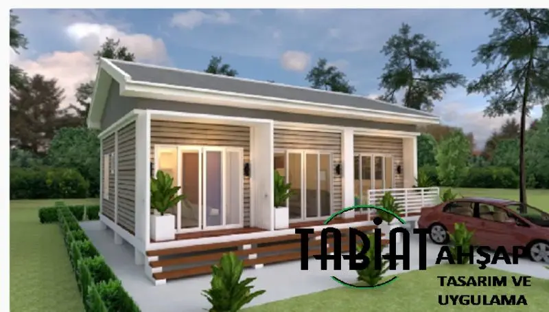 80 m² WOODEN HOUSE MODEL